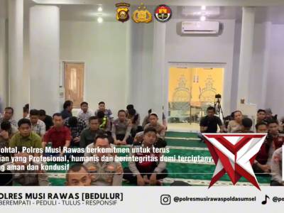 Dalam rangka mendukung program Kapolda Sumatera Selatan, Irjen. Pol. Dr. H. Sandi Nugroho, Polres Mu