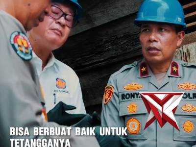 BEDAH RUMAH POLRI UNTUK MASYARAKAT OLEH KAPOLDA SUMSEL.