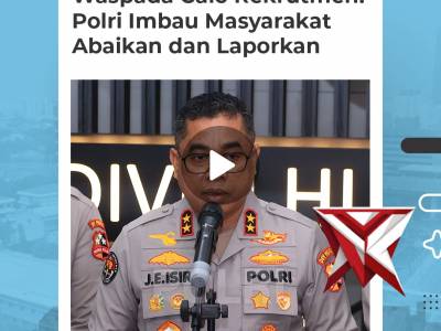 Rekrutmen terpadu Polri tahun anggaran 2026 telah dibuka.