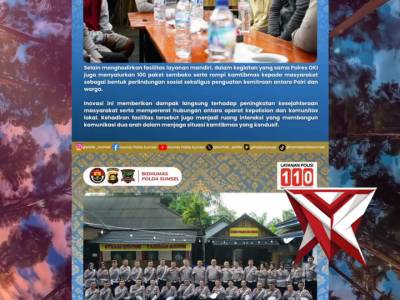 Coffee morning bersama kapolres oki dan pju polres oki