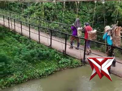 Polres Mura giat perbaikan jembatan dalam mendukung program belida