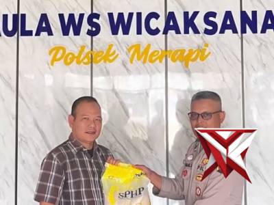 Polsek Merapi Polres Lahat Laksanakan Sosialisasi Gerakan Pangan Murah (GPM)