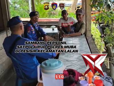 Sambang persoonil satpolairud Polres Muba
