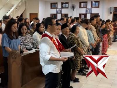 Pengamanan kegiatan Sabtu Paskah oleh Polres Magetan dilaksanakan di sejumlah titik gereja di wilaya