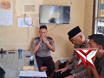 ?HH., Doa rutin bersama di Polsek tugumulyo - PoliceTube