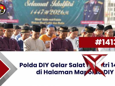 Polda DIY Gelar Salat Idulfitri 1447 H di Halaman Mapolda DIY | Polda Jogja News #1413