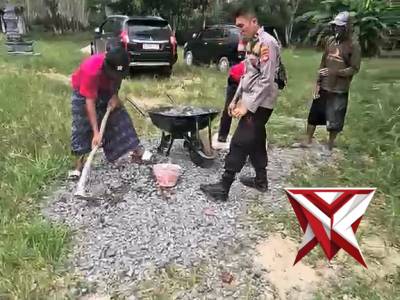 POLRES OKI HADIR AMAN BAE