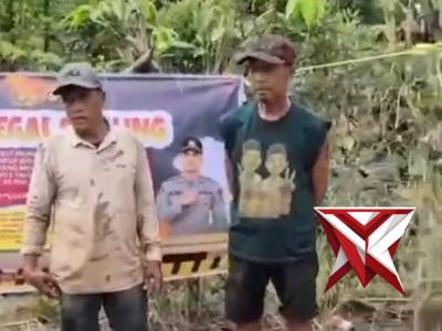 Imbauan illegal drilling Polsek babat toman