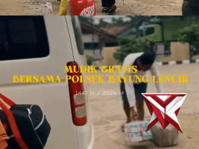 Menjalankan Tugas Adalah Kewajiban, Berbuat Baik Adalah Pilihan. Mudik Gratis Polsek Bayung Lencir