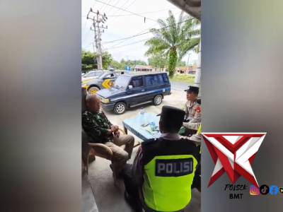 POLSEK BMT MELAKSANAKAN GIAT SAMABANG HIMBAUAN KAMTIBMAS