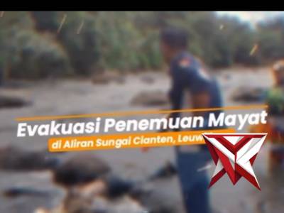 Respon Cepat Laporan Warga, Polres Bogor Evakuasi Mayat di Aliran Sungai Cianten