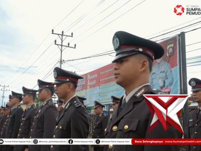 POLRES KAPUAS HULU GELAR UPACARA PERINGATAN HARI SUMPAH PEMUDA KE-97 TAHUN 2025
