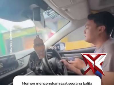 Seorang balita dalam kondisi kritis berhasil mendapatkan pertolongan cepat berkat aksi sigap petugas