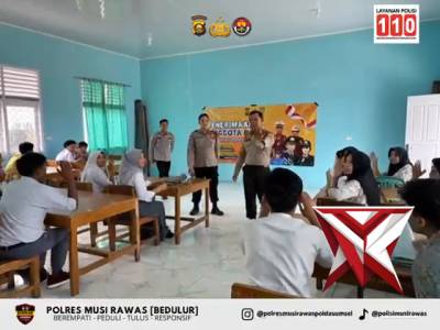 Sosialisasi penerimaan polri