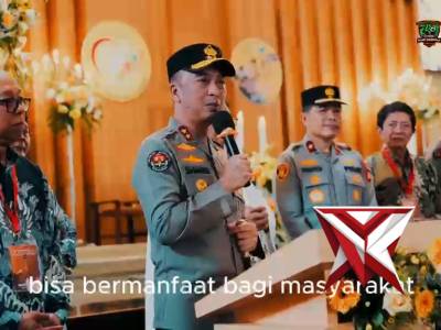 Kapolda Sumsel IJP Sandi Nugroho meninjau langsung pengamanan puncak perayaan Paskah 2026 di Plg - PoliceTube
