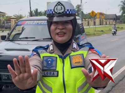 polres oki hadir atur lalin kayaugung