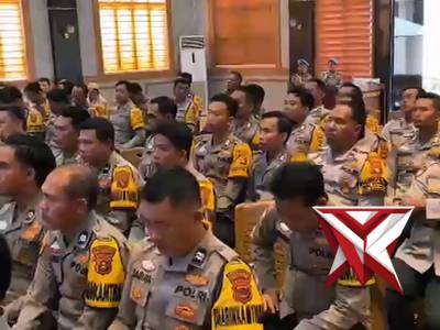 Arahan Kapolres Muba kepada Bhabinkamtibmas