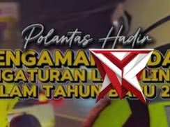 Sat Lantas Polres Purwakarta Hadir di tengah tengah perayaan malam Tahun Baru 2026. - PoliceTube