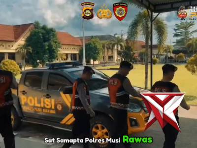 Sat samapta polres musi rawas yang dipimpin oleh kanit turjawali ipda Hendra Napitupulu