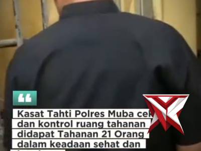 KASAT TAHTI POLRES MUBA CEK DAN KONTROL RUANG TAHANAN ????? - PoliceTube