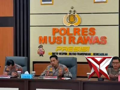 Kapolda IJP Sandi Nugroho Kapolres Musi Rawas Hadiri Rakernis Gabungan Empat Satker Secara Virtual