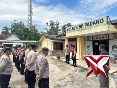 Apel Bko Samapta di Polsek Sp Padang Kab.OKI