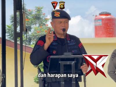 SATBRIMOB POLDA SUMSEL MELAKSANAKAN LATIHAN MANAJEMEN TAKTIS DAN KEPEMIMPINAN