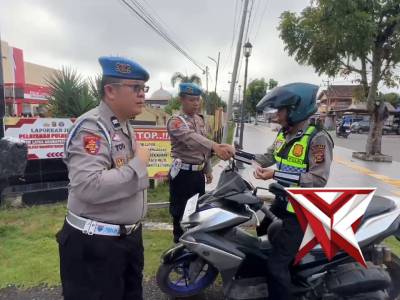SIPROVAM POLRES MUBA MELAKSANAKAN PENGECEKAN RODA 2 ANGGOTA POLRES MUBA