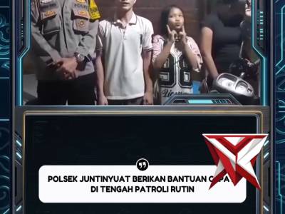 Polri Berikan Bantuan Cepat di Tengah Patroli