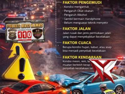 FAKTOR PENYEBAB KECELAKAAN DI JALAN RAYA - PoliceTube