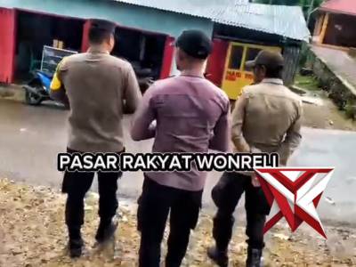 Giat patroli rutin polsek kisar