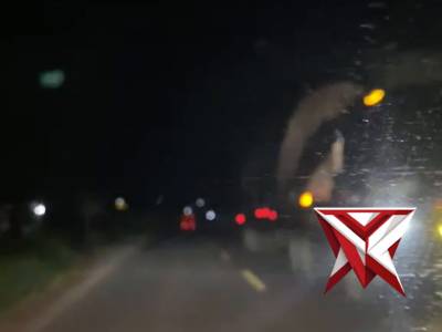 Anggota opsnal satreskrim melaksanakan patroli hunting diseputaran jalan Lintas Prabumulih-Palembang