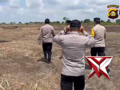 Penanaman jagung kuartal II program ketahanan pangan Polsek Pemulutan Desa Muara Baru