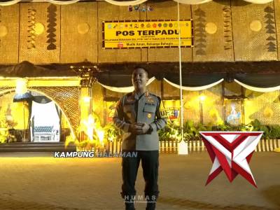 Pos Terpadu Cikopo Purwakarta, Nuansa Kampung Sunda Sambut Para Pemudik