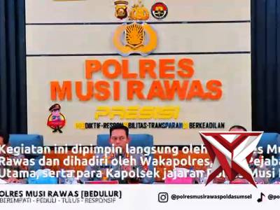 Gelar Opsnal Polres Mura dalam rangka mendukung kebijakan Kapolda sumsel  IJP DR. Sandi Nugroho