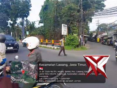 Laksanakan Kegiatan  Pelayanan Rutin Pengaturan Lalu Lintas di Pagi hari di daerah Hukum Lawang