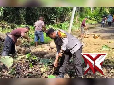Program Belida Polda Sumsel bergerak di Lubuklinggau, TNI Polri dan Warga bersatu jaga lingkungan - PoliceTube