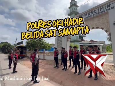 Polres oki hadir
Giat BELIDA sat samapta polres oki