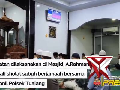 Subuh Keliling Polsek Tualang