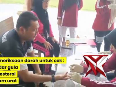 Polsek Mesuji raya laksanakan cek kesehatan