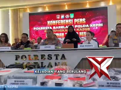 Konferensi Pers Pengungkapan Kasus Pencurian &ldquo;Rayap Besi&rdquo;