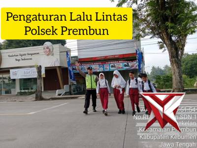 Polsek Prembun - Pengaturan Lalu Lintas Pagi Hari