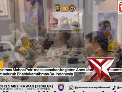 Dengan semangat Presisi, para Bhabinkamtibmas dipacu untuk terus hadir  dan berbuat untuk masyarakat