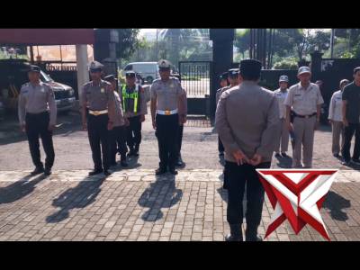 Panit Reskrim Iptu Syafril Arisandi Polsek Lawang Pimpin Apel Pagi Anggota Di Mapolsek Lawang
