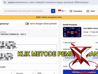 CARA WAR TIKET! PRESALE AVC 2026