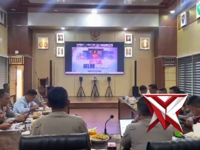 Zoom meeting GO polres oku selatan