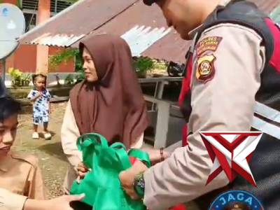 Bhakti sosial dalam menyambut hari bhayangkara