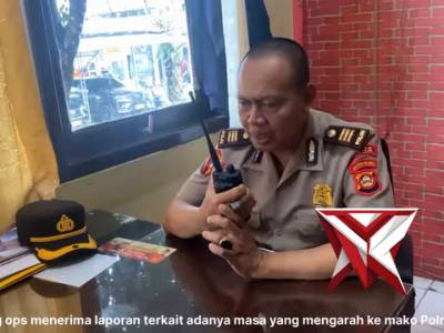 Simulasi Pengamanan Markas Komando Polres Ogan Ilir Bila ada permasalahan dan butuh bantuan Polisi - PoliceTube