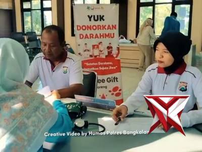Setetes Darah, Sejuta Harapan
Polres Bangkalan Gelar Aksi Donor Darah di Aula Sarja Arya Racana