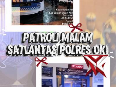 Patroli malam polresokihadir